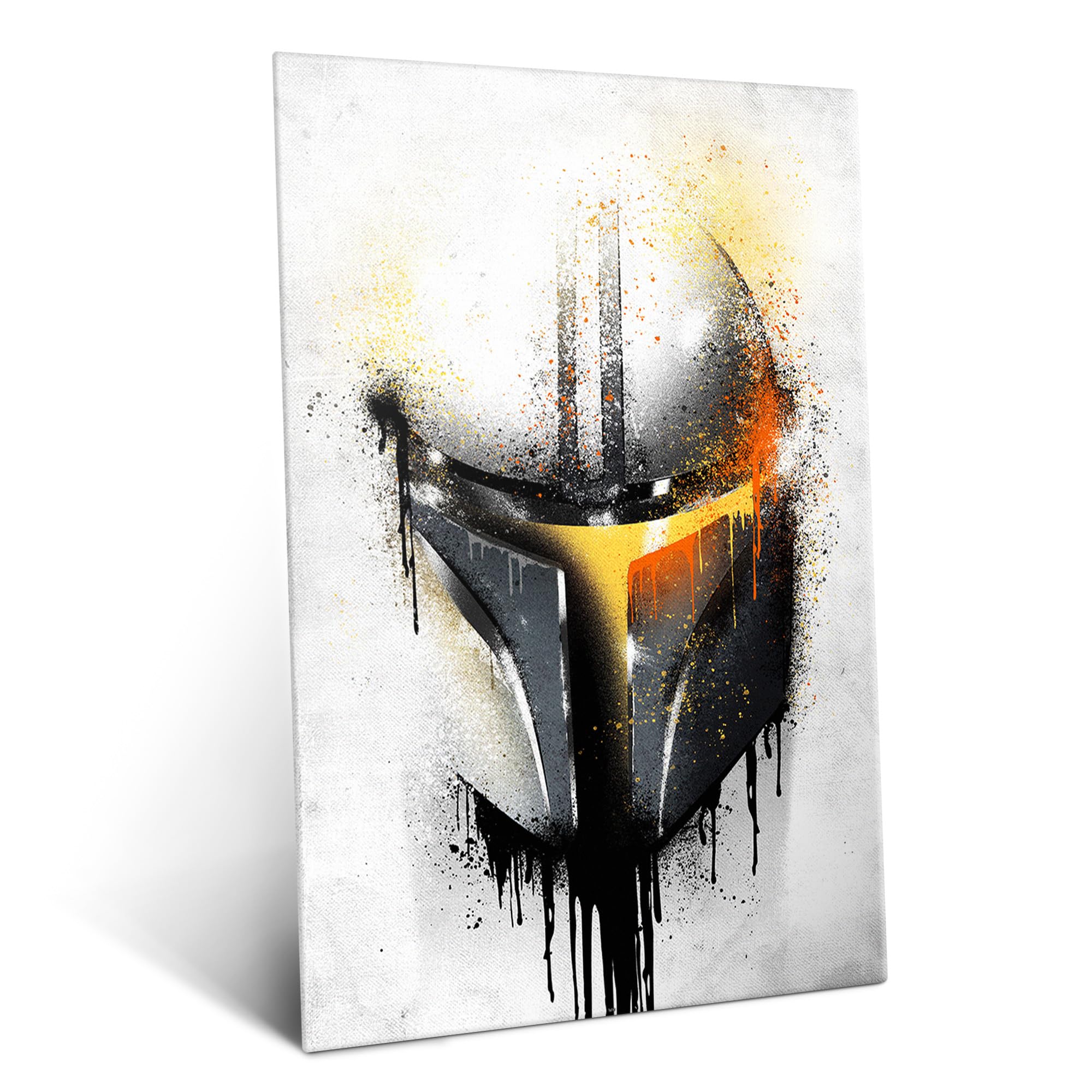 Amazon.com: Displate Metal Poster Star Wars - Helmets Graffiti